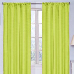 Eclipse Kids Therma back Curtain - One panel - Size 42"x84" - Green Lime Color